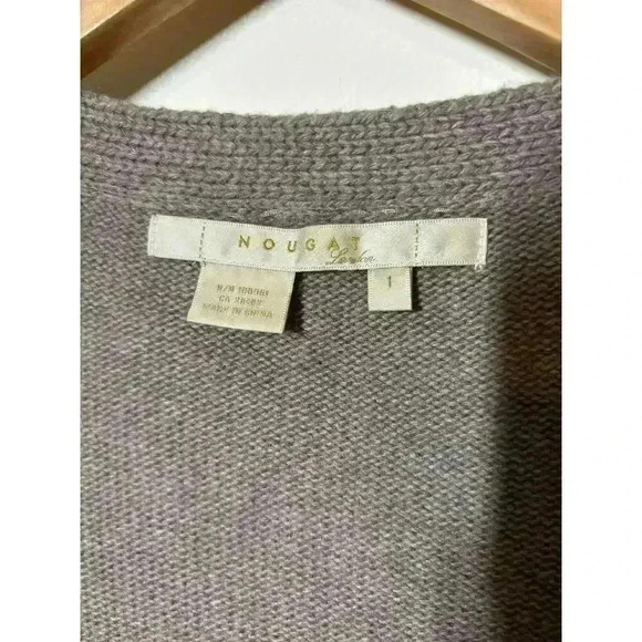 Nougat London Women 1 Cashmere/Angora Blend Sweater Quiet Luxury Long Sleeve - Picture 2 of 10